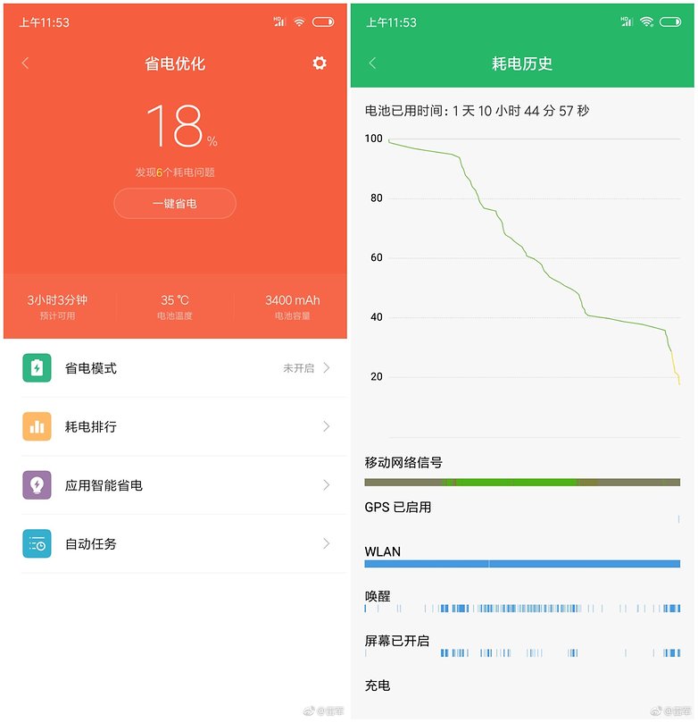 xiaomi mi 8 durata batteria