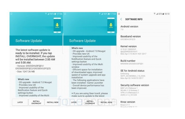 Samsung Galaxy S6 edge Android 7.0 Nougat India 768x455