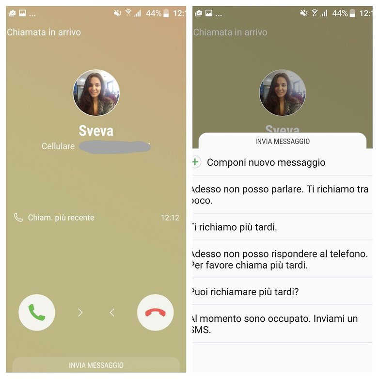 chiamata s7 edge colori
