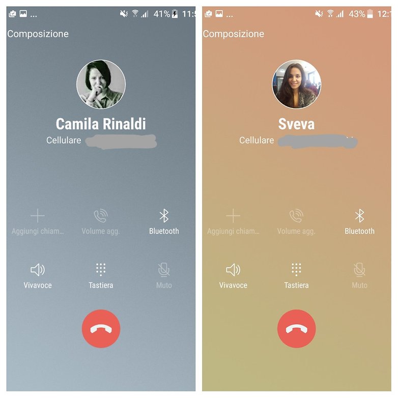 chiamate entrata s7 edge