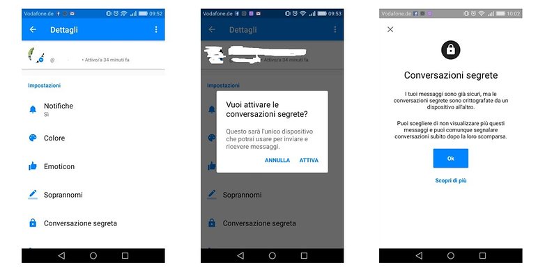 facebook messenger conversazione segrete
