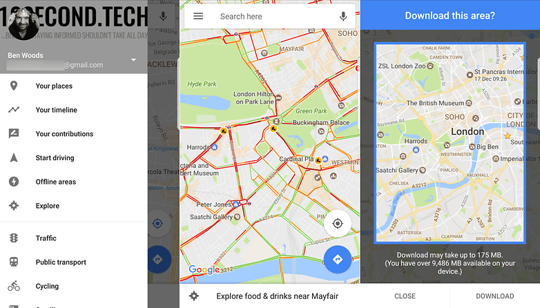How to download google maps for offline navigation android