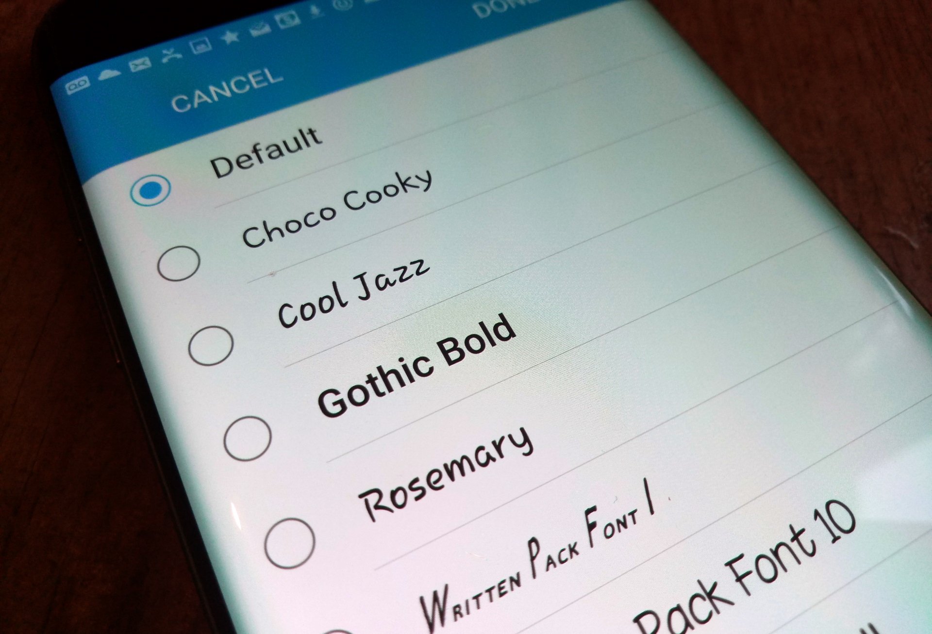 Fonts for Android: how to change your settings without root