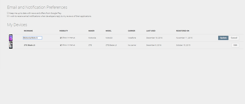 devices in play store 2