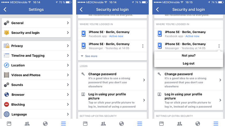 كيفية تسجيل الخروج من فيسبوك ماسنجر Facebook Messenger