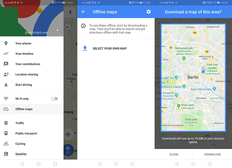 как использовать карты Google в автономном режиме