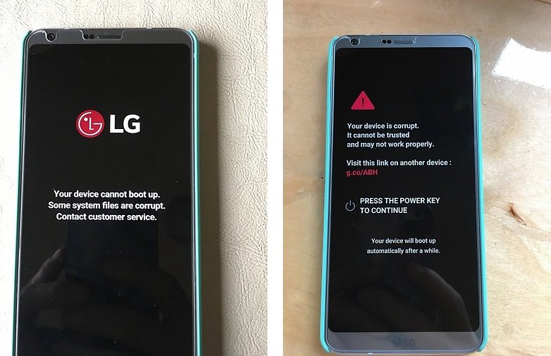 lg g6 android центральная ошибка selvinsosa повреждена