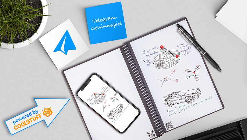 Das Telegram-Gewinnspiel: Diese Woche gibt es ein smartes Notizbuch