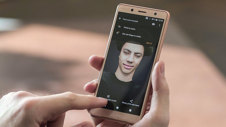 AndroidPIT Sony Xperia XZ2 Compact 3dscan F25 cc67