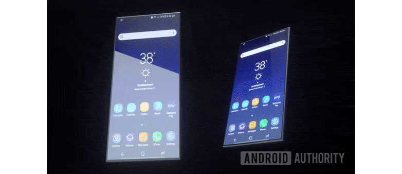 samsung galaxy x folding smartphone concept android authority 01 782