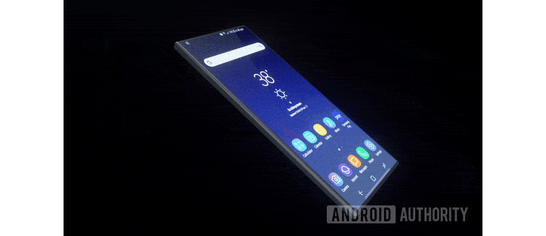samsung galaxy x folding smartphone concept android authority 02 782