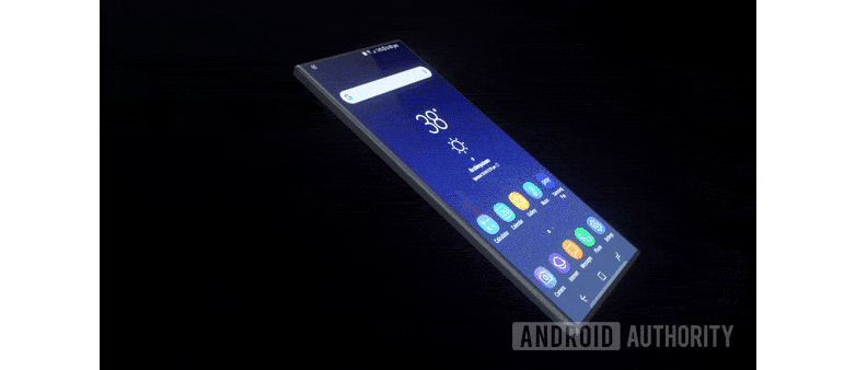 samsung galaxy x folding smartphone concept android authority 03 782