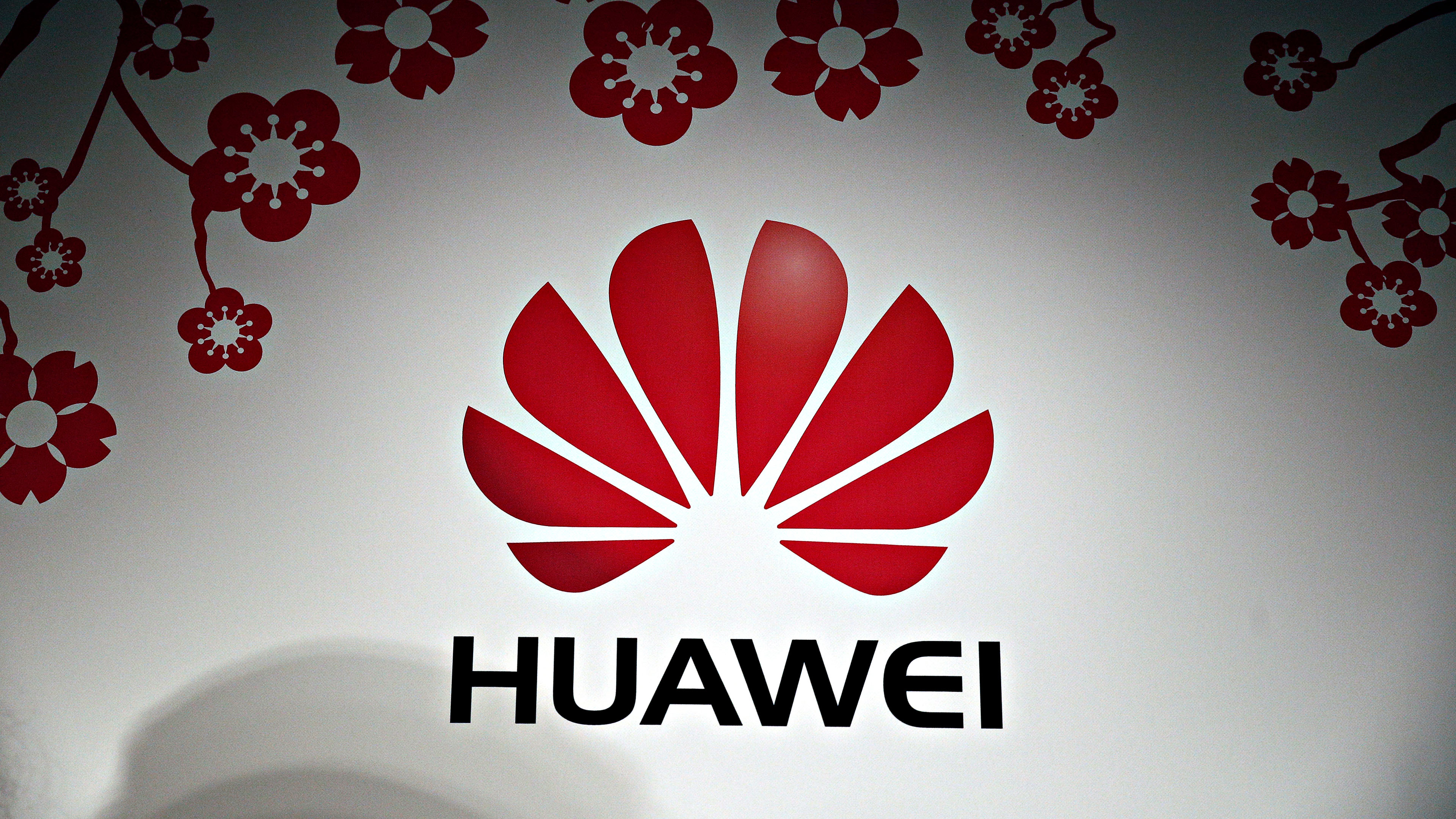 Обои с логотипом Huawei