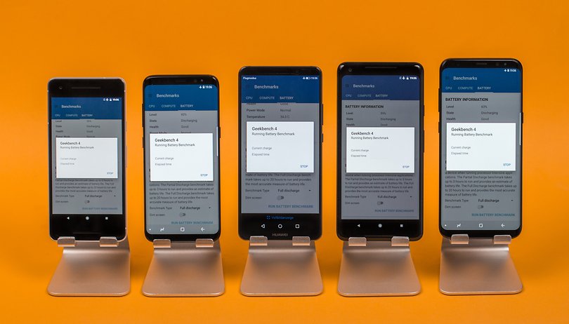 Smartphone-Akkutest: AndroidPIT sucht den Akku-König