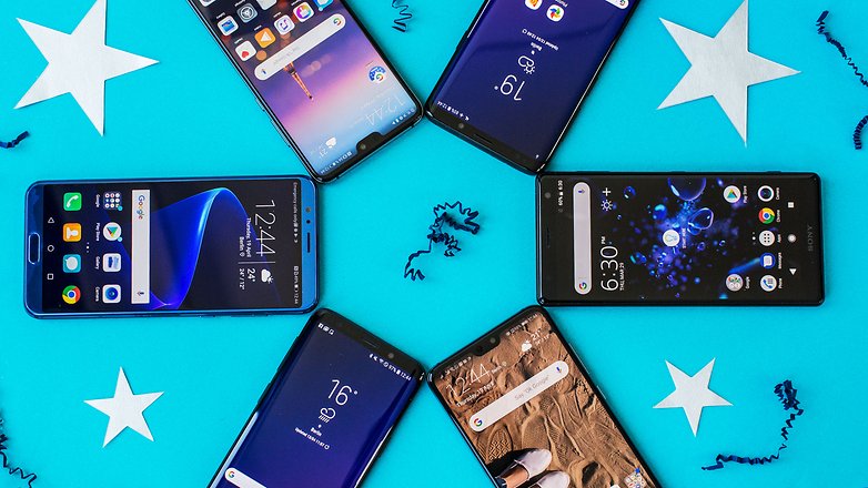 best smartphones 2018 front closeup