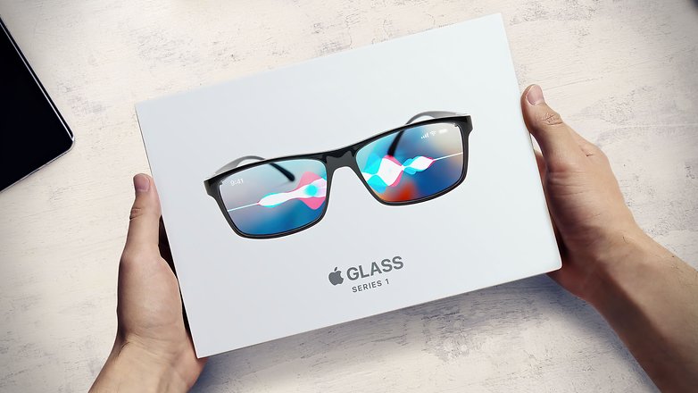 Simulated Apple View Glass Box