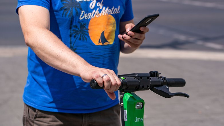 AndroidPIT e scooter rental steffen rent
