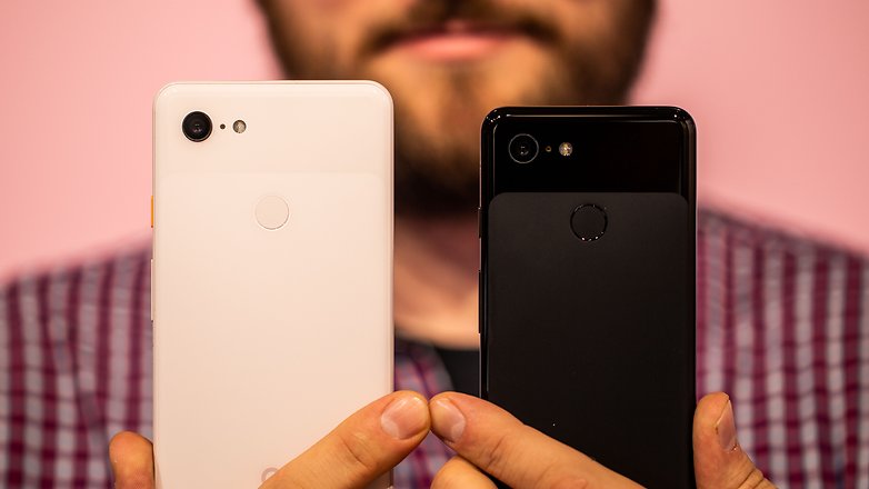 AndroidPIT google pixel 3 vs pixel 3 xl back