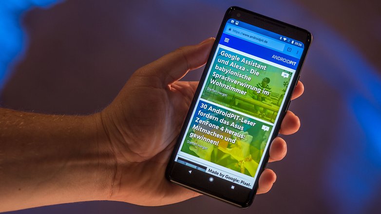 google pixel 2 xl front