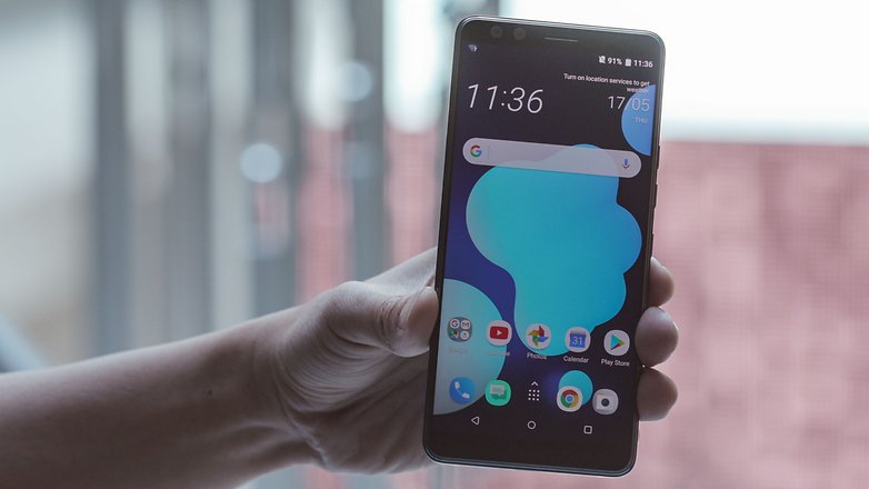 AndroidPIT htc u12 plus front