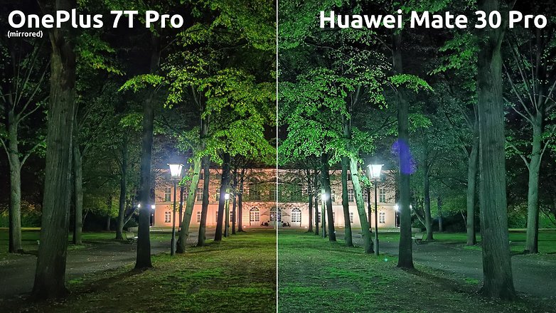oneplus 7t pro huawei mate 30 pro night shot