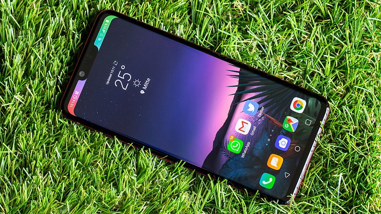 AndroidPIT lg g8 thinq display