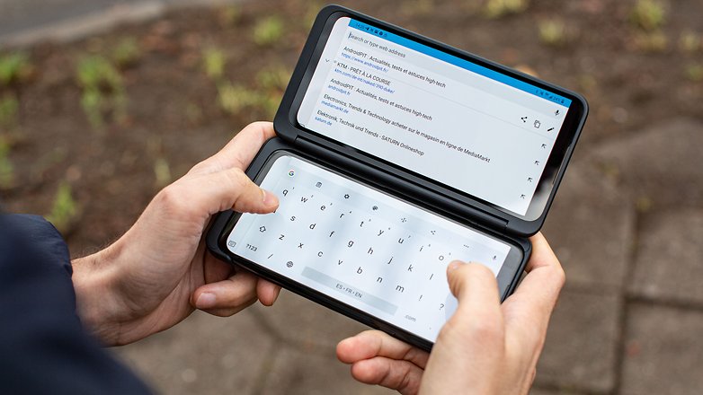 AndroidPIT lg g8x thinq dual screen use