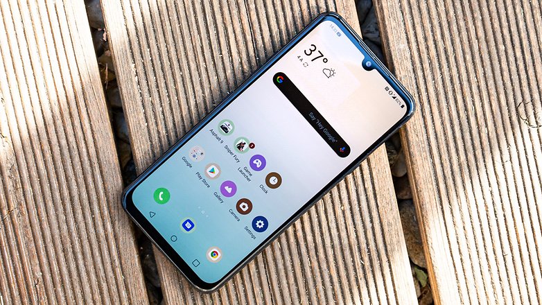 AndroidPIT lg g8x thinq front