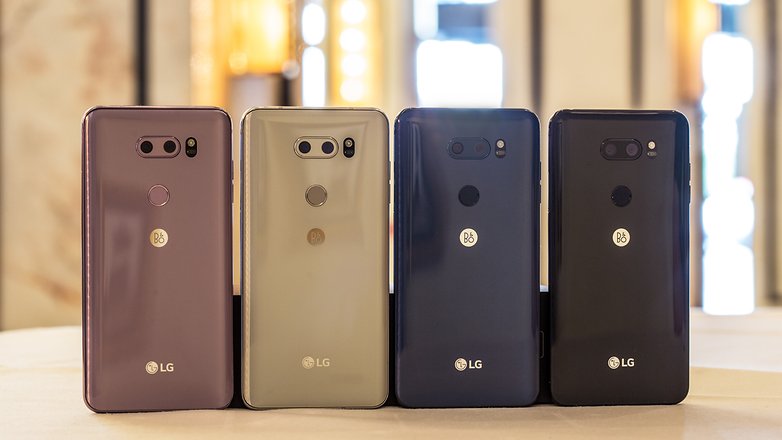 lg v30 cores de volta