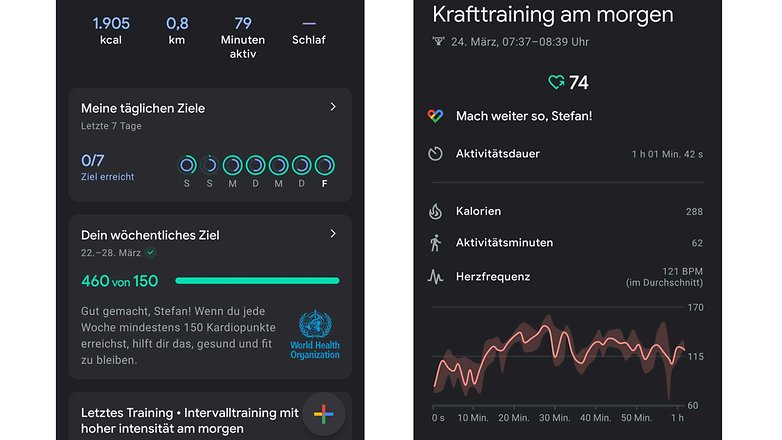 nextfit challenge screenshots