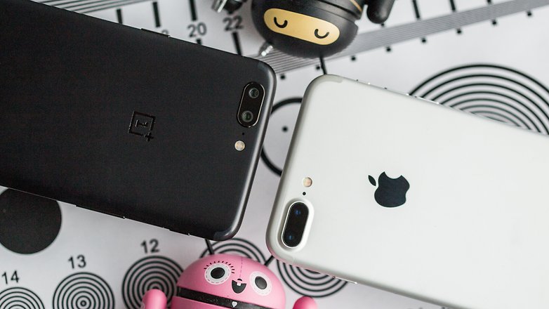 oneplus 5 iphone 7 plus