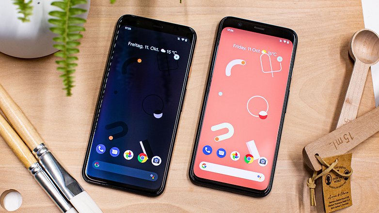 AndroidPIT google pixel 4 front جهازين ggl