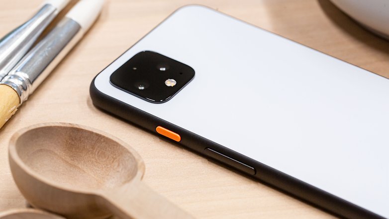 AndroidPIT google pixel 4 white button ggl
