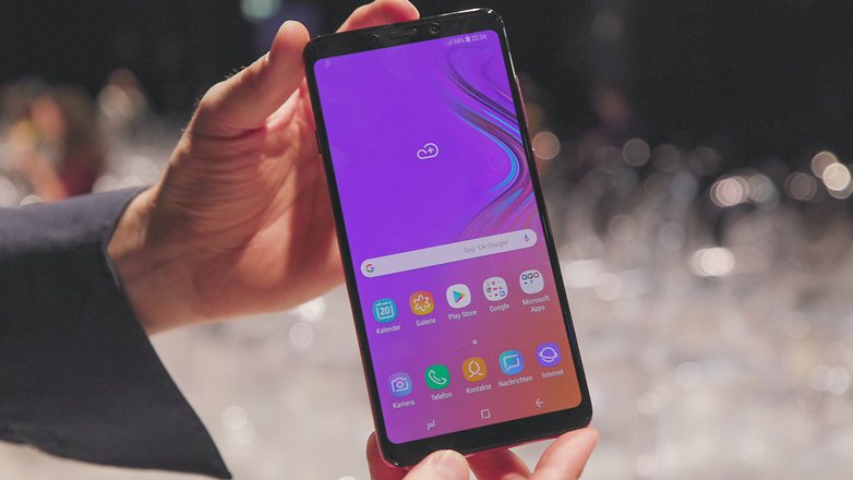 samsung galaxy a9 front