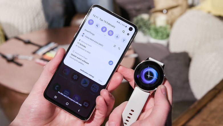 AndroidPIT samsung galaxy s10e galaxy watch active