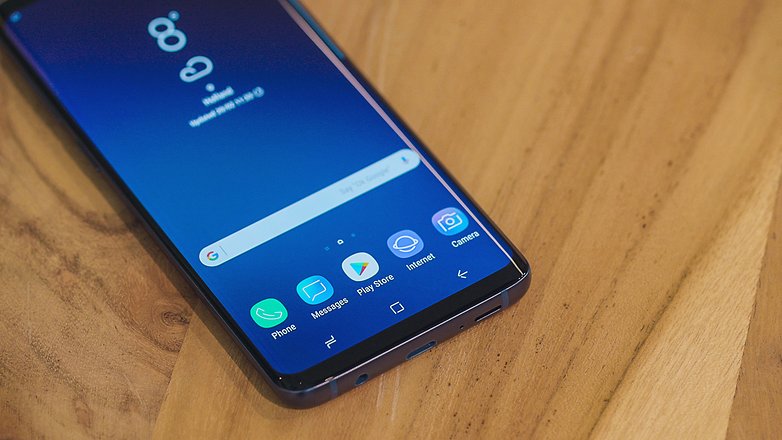 samsung galaxy s9 plus bottom front c2vx