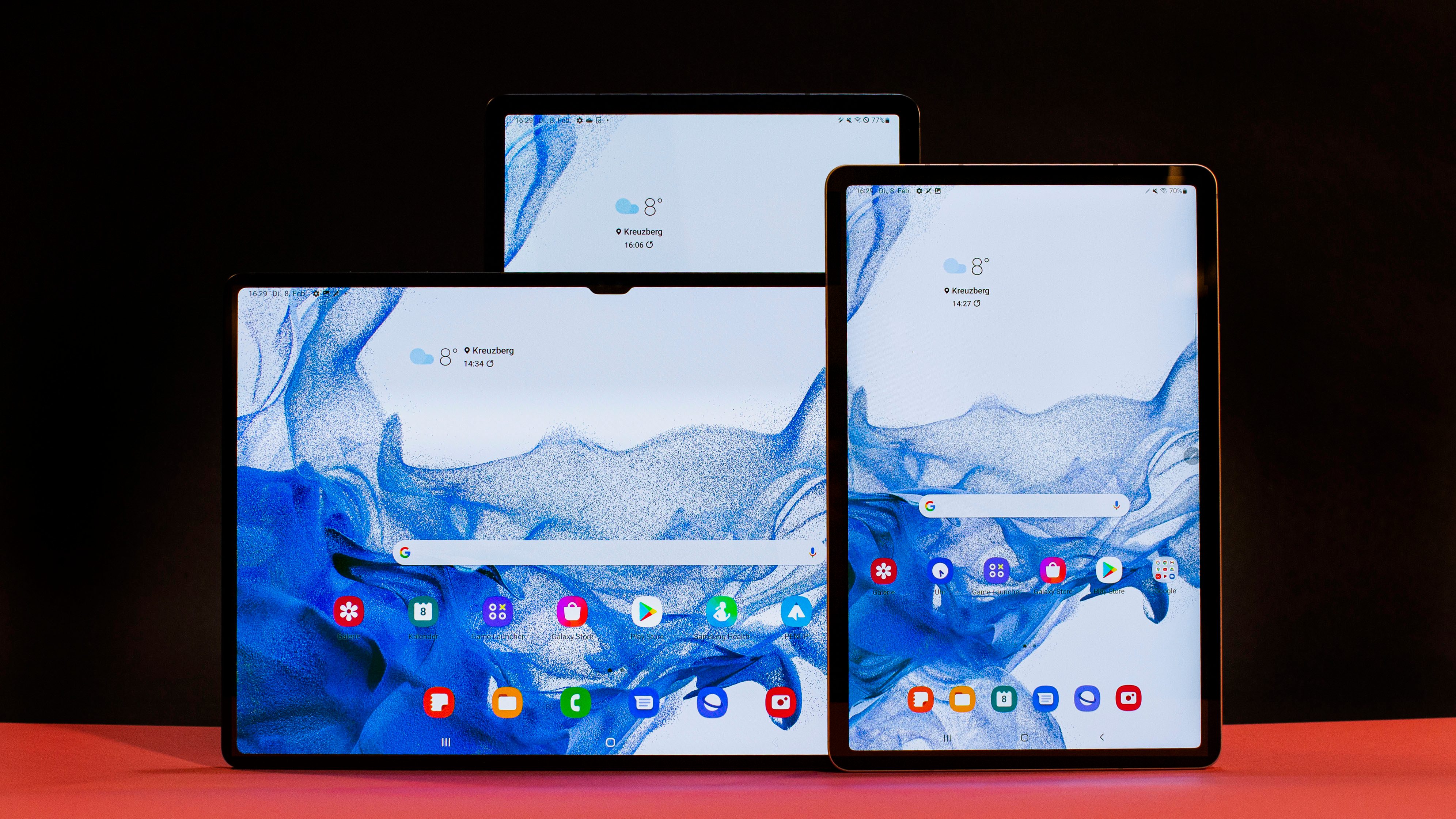 Galaxy Tab S8, S8+ & S8 Ultra: Die neuen Samsung-Tablets im Vergleich