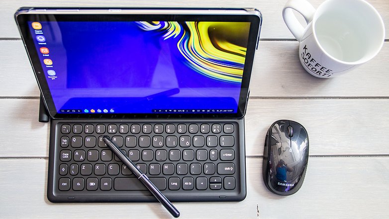AndroidPIT samsung galaxy tab s4 keyboard