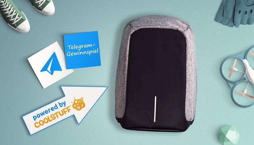 Das Telegram-Gewinnspiel: Gewinne einen Anti-Diebstahl-Rucksack