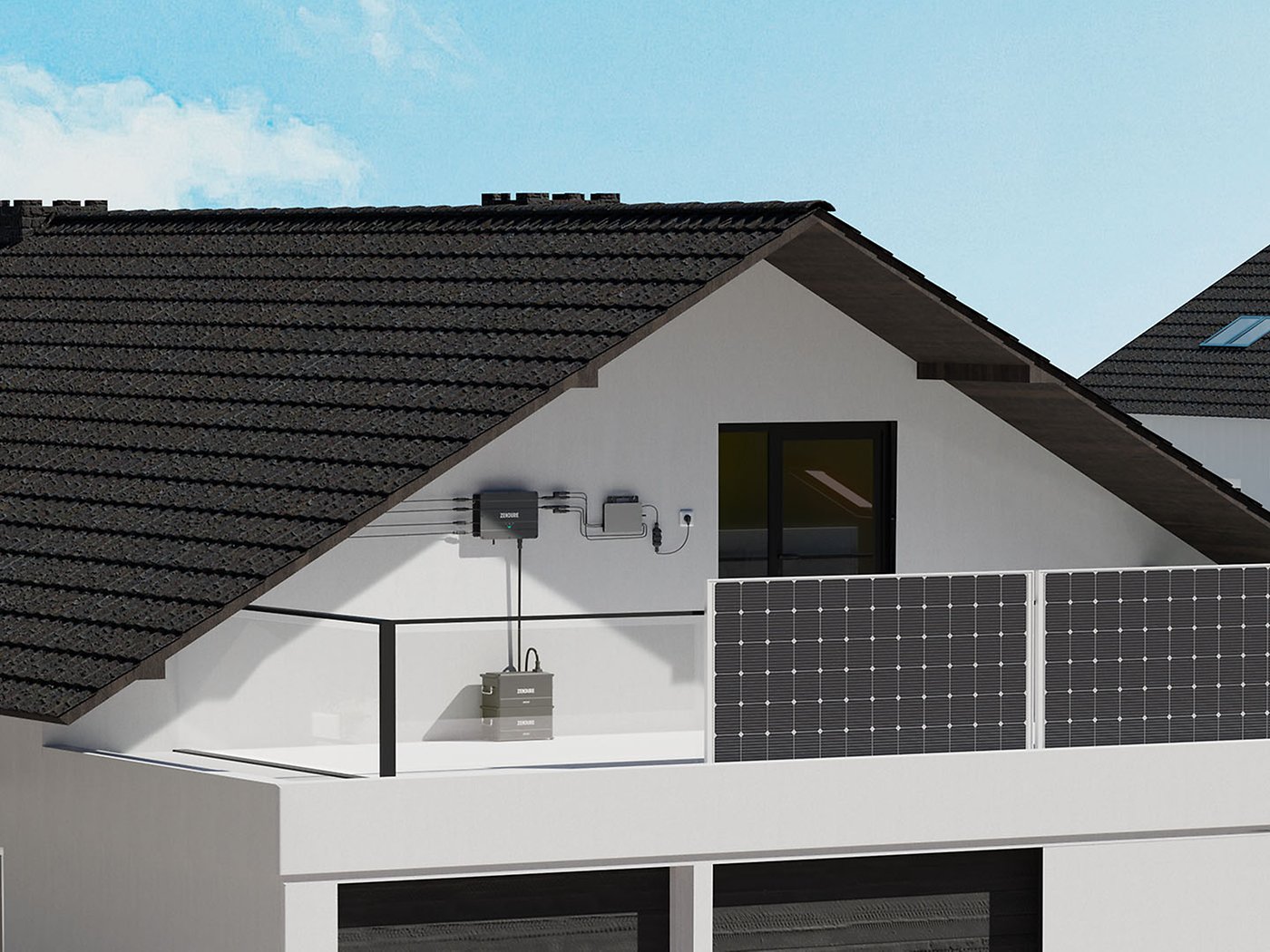 Zendure - 🥳🥳🥳 Zendure's first Balcony Solar Storage System-SolarFlow, is  officially available for pre-sale today! We welcome everyone to purchase  and experience this innovative product. ⚡️ Easy installation with the  plug-and-play concept