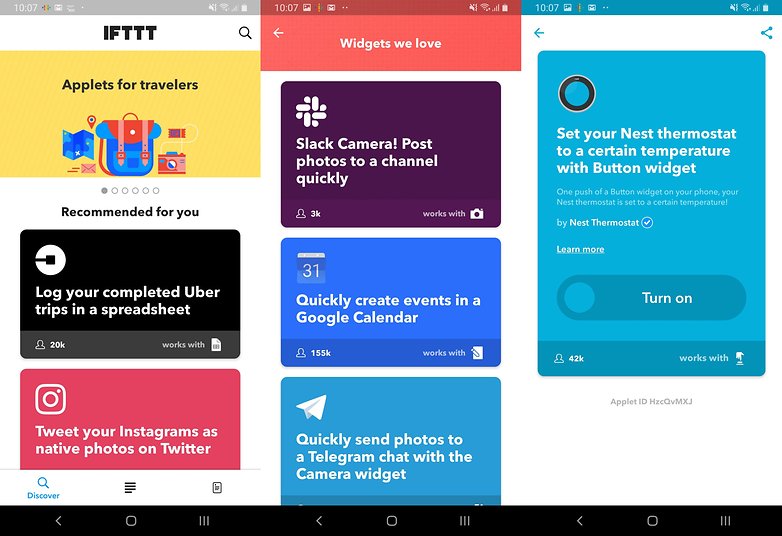 ifttt widget