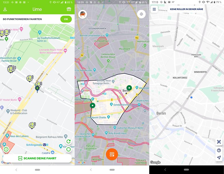 lime circ tier e scooter app