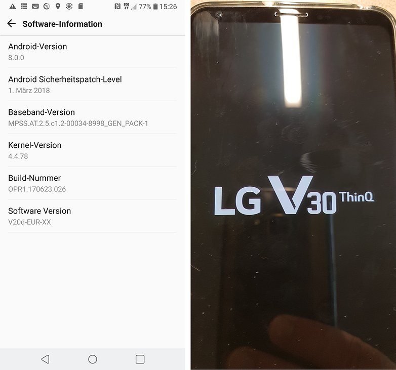 lv 30 android oreo