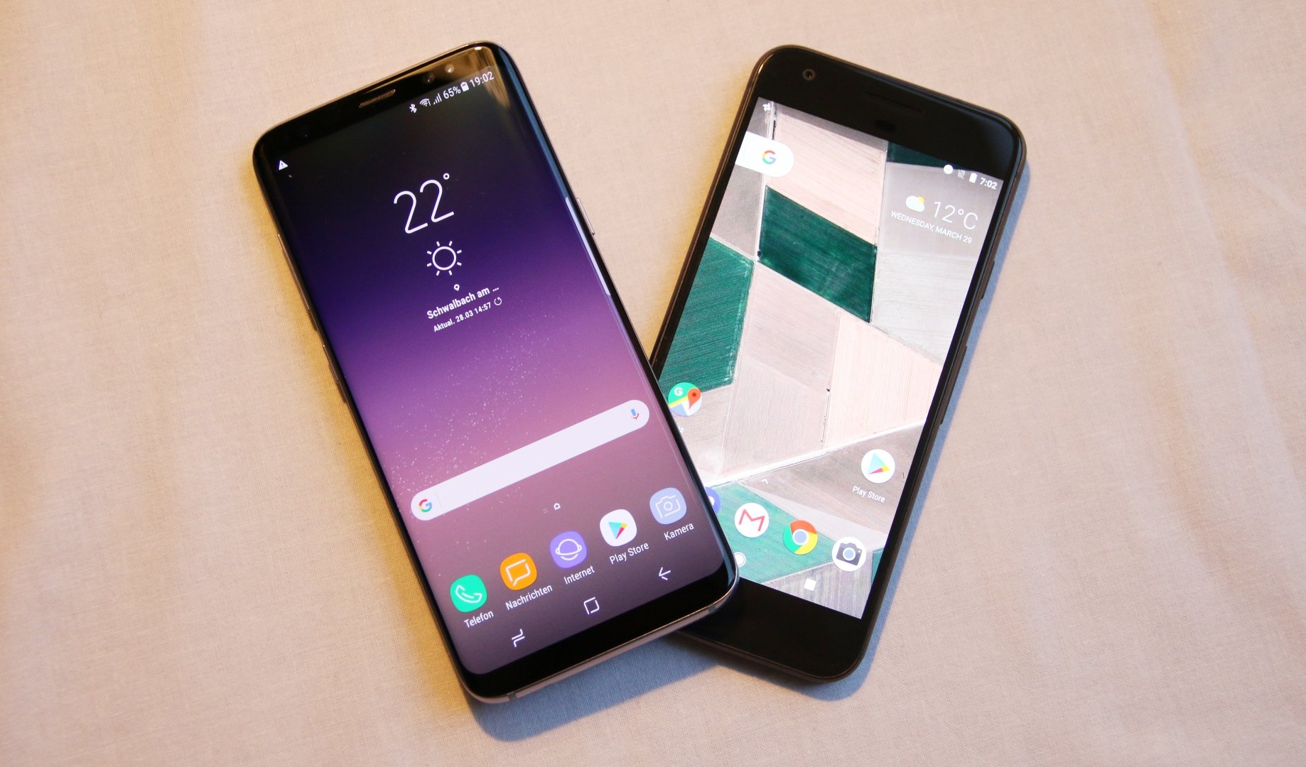 google pixel 3 vs samsung s8