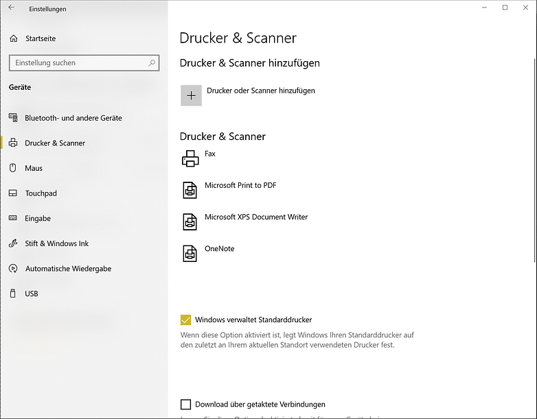windows wlan drucker