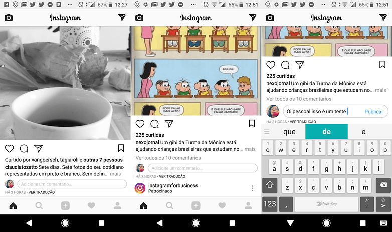 instagram comentarios
