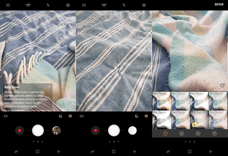 samsung camera interface