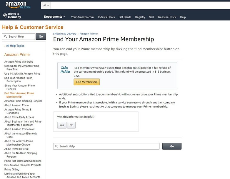 How to cancel your Amazon Prime membership | AndroidPIT