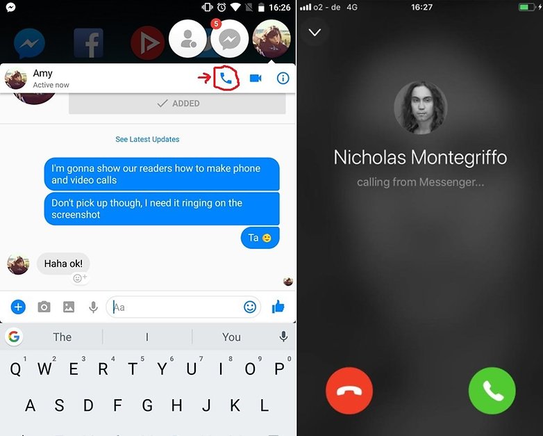 does facebook messenger notify screenshots