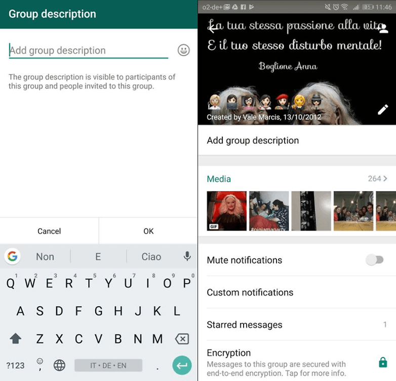 Whatsapp Latest Update Group Descriptions Added To Beta Androidpit